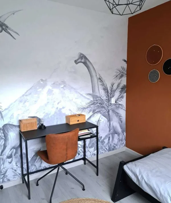 Outlet Dino's in zwart-wit Kinderkamer