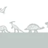 Hot Dino's met tekst in blauw Kinderkamer | Dieren