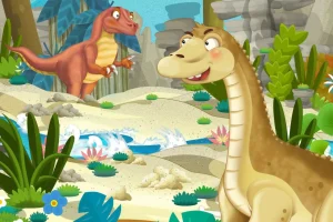 Outlet Dinosaurussen design voor kinderen fotobehang Kinderkamer | Dieren