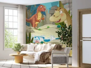 Outlet Dinosaurussen design voor kinderen fotobehang Kinderkamer | Dieren