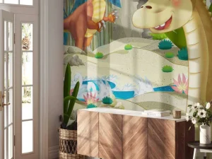 Outlet Dinosaurussen design voor kinderen fotobehang Kinderkamer | Dieren
