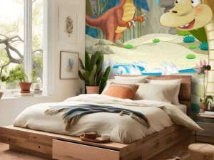 Outlet Dinosaurussen design voor kinderen fotobehang Kinderkamer | Dieren