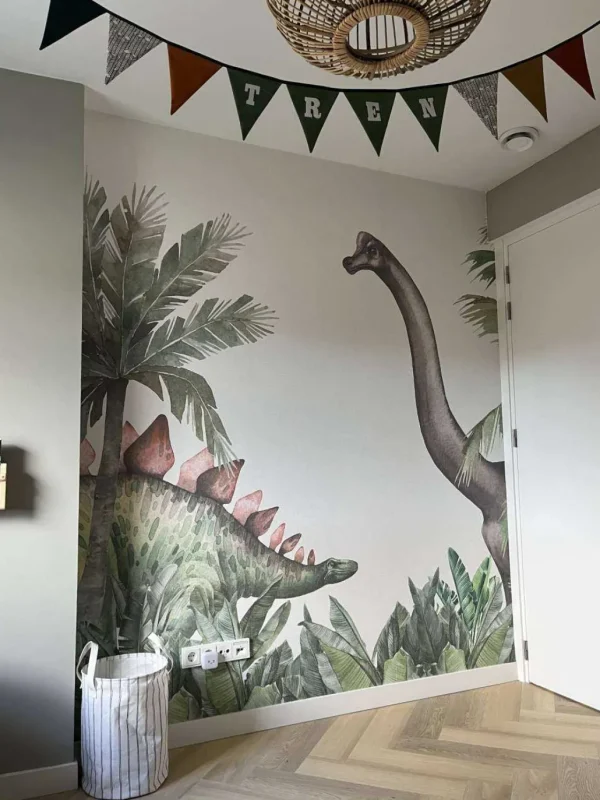 Outlet Dinosaurussen in de jungle Kinderkamer | Dieren