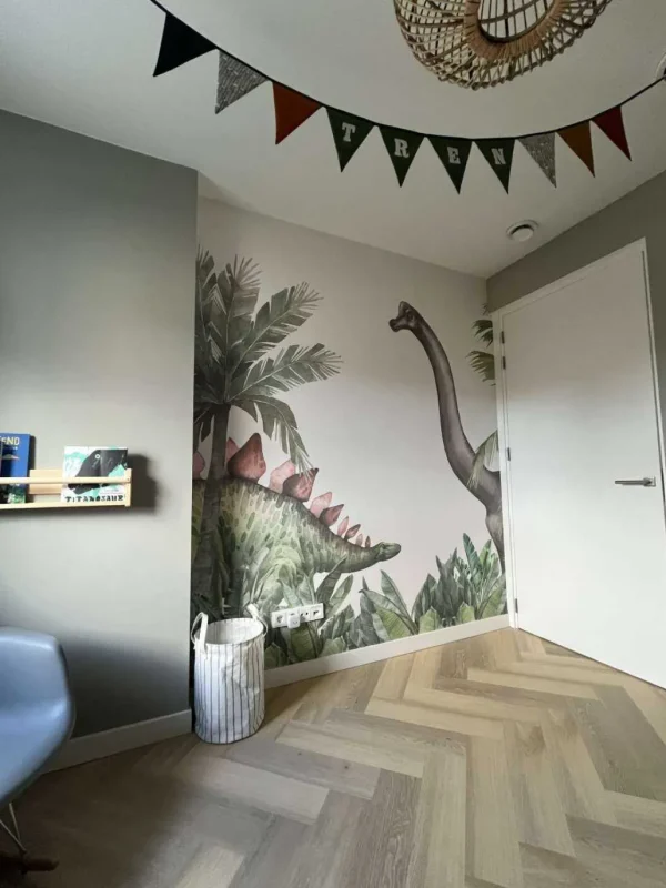 Outlet Dinosaurussen in de jungle Kinderkamer | Dieren