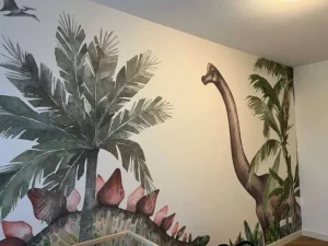 Outlet Dinosaurussen in de jungle Kinderkamer | Dieren