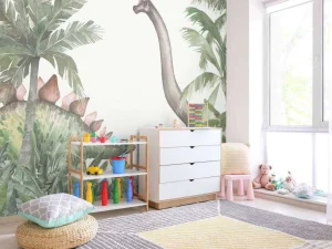 Outlet Dinosaurussen in de jungle Kinderkamer | Dieren