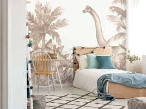 Best Dinosaurussen in taupe Kinderkamer | Dieren