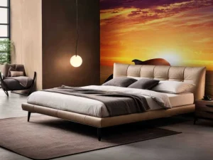 Online Dolfijnen bij zonsondergang fotobehang Tienerkamer