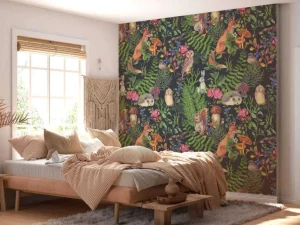 New Donker bos patroon Dieren