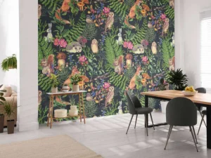 New Donker bos patroon Dieren