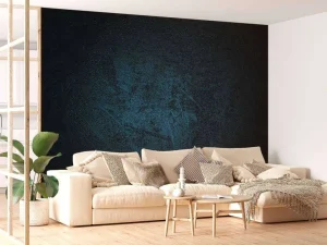 Clearance Donkerblauwe textuur fotobehang Gang | Oppervlakten