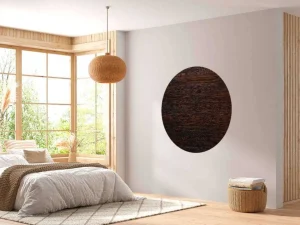 Fashion Donkere houten planken fotobehang Oppervlakten