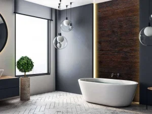 Fashion Donkere houten planken fotobehang Oppervlakten