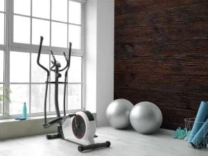 Fashion Donkere houten planken fotobehang Oppervlakten