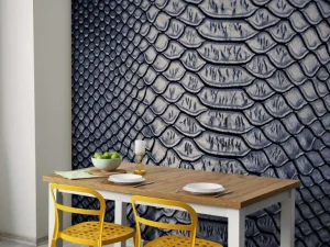 Discount Donkere slangenhuid print fotobehang Oppervlakten | Dieren