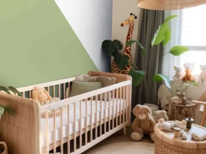 Fashion Driehoek, lichtgroen Kinderkamer