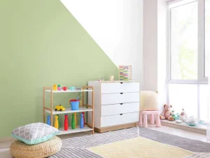 Fashion Driehoek, lichtgroen Kinderkamer