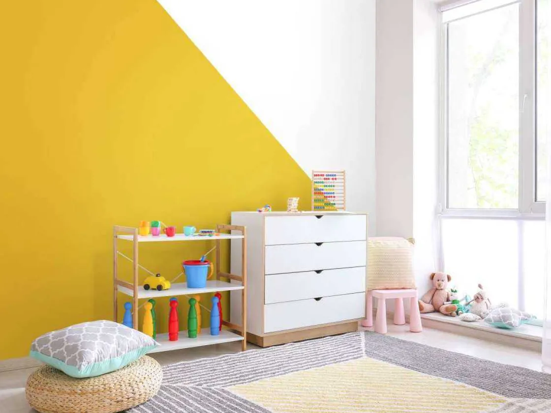 driehoek_okergeel_5.webp Hot Driehoek, okergeel Kinderkamer