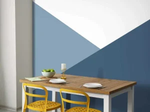 New Driehoeken in blauwtinten Kinderkamer