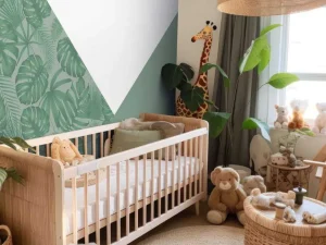 Clearance Driehoeken met jungle patroon Kinderkamer