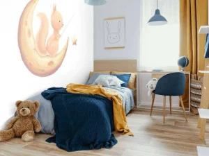 Outlet Eekhoorn op de maan fotobehang Babykamer