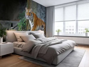 Hot Een grote Sumatraanse tijger fotobehang Kinderkamer