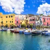 Sale Een kleurrijk eilandje in Italië fotobehang Transport | Architectuur