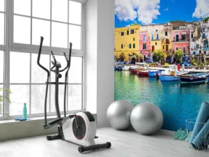 Sale Een kleurrijk eilandje in Italië fotobehang Transport | Architectuur