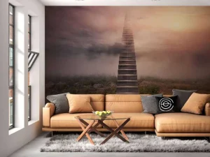 Hot Een trap naar de Hemel fotobehang Architectuur