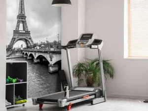Clearance Eiffeltoren in zwart-wit fotobehang Architectuur