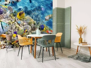 Sale Exotische vissen en koralen fotobehang Dieren