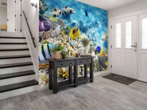 Sale Exotische vissen en koralen fotobehang Dieren