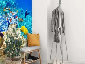 Sale Exotische vissen in de oceaan fotobehang Dieren