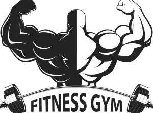 Best Fitness logo fotobehang Sport