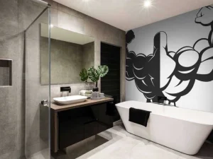 Best Fitness logo fotobehang Sport