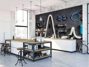 Sale Fitness materialen fotobehang Sport