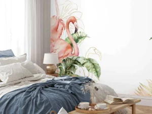 Fashion Flamingo design fotobehang Dieren