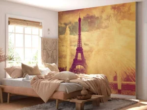 Clearance Fonteinen bij de Eiffeltoren fotobehang Hobbykamer | Architectuur