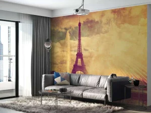 Clearance Fonteinen bij de Eiffeltoren fotobehang Hobbykamer | Architectuur