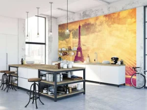 Clearance Fonteinen bij de Eiffeltoren fotobehang Hobbykamer | Architectuur