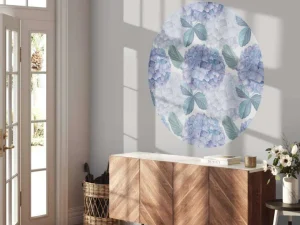 Discount Fotobehang - Dauwdruppel Hortensia's Bloemen