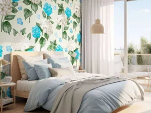 Discount Fotobehang - Lente Bries Hydrangea Bloemen