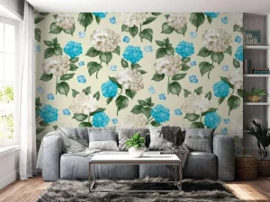 Discount Fotobehang - Lente Bries Hydrangea Bloemen