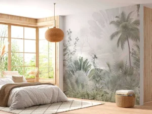 Outlet Fotobehang - Mistige Jungleochtend Kinderkamer | Natuur