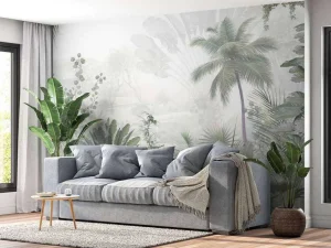Outlet Fotobehang - Mistige Jungleochtend Kinderkamer | Natuur