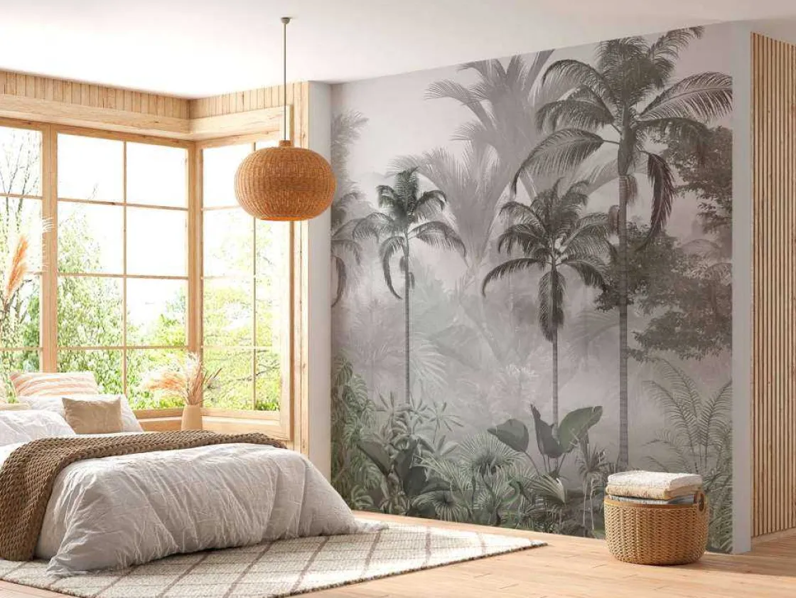 fotobehang__nevelig_palmb_1.webp New Fotobehang - Nevelig Palmbos Kinderkamer | Natuur
