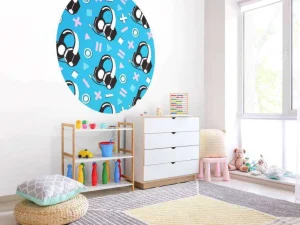 Hot Fotobehang - Retro Gaming Headset Kinderkamer