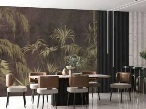 Clearance Fotobehang - Schaduwspel Palmbladeren Kinderkamer | Natuur
