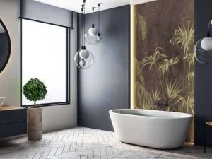 Clearance Fotobehang - Schaduwspel Palmbladeren Kinderkamer | Natuur