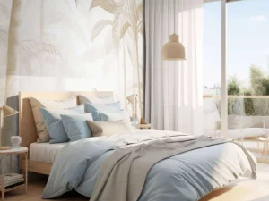 New Fotobehang - Verborgen Jungle met Ibis, taupe Landschappen